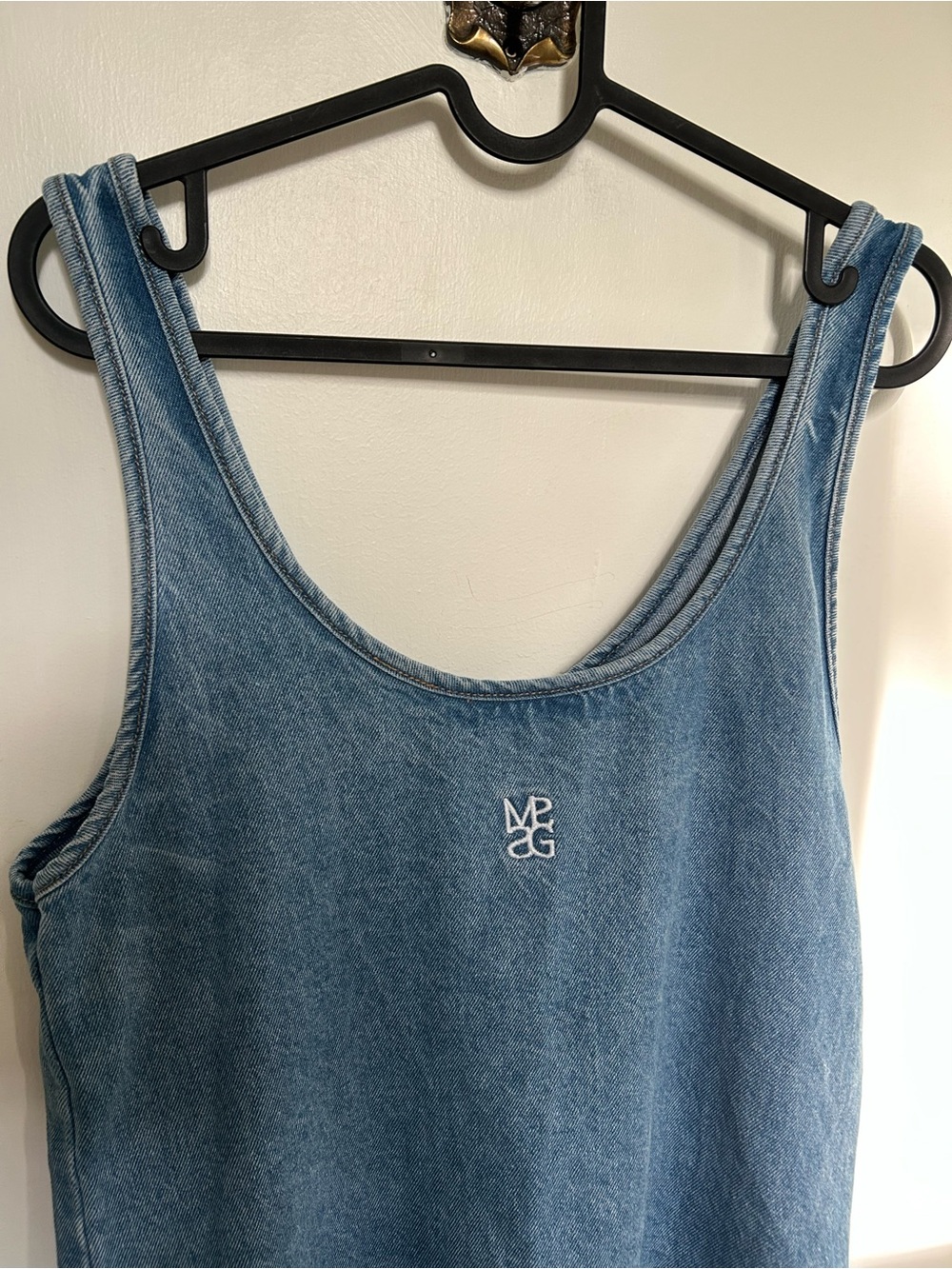 Missguided Light Blue Denim Mini Dress | Size Small
